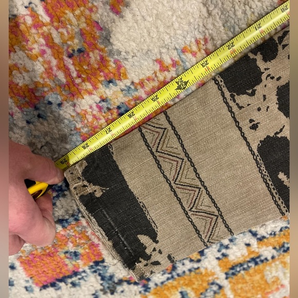 Current Elliot tribal print distressed skinny ankle - Picture 7 of 8